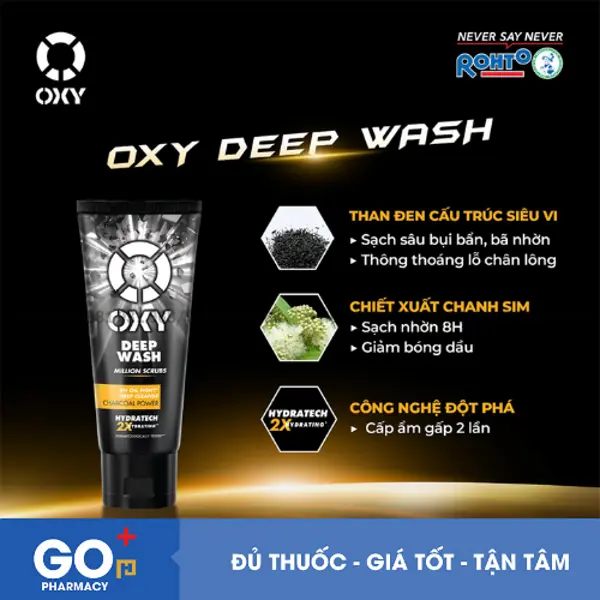 Sữa rửa mặt Oxy 100g